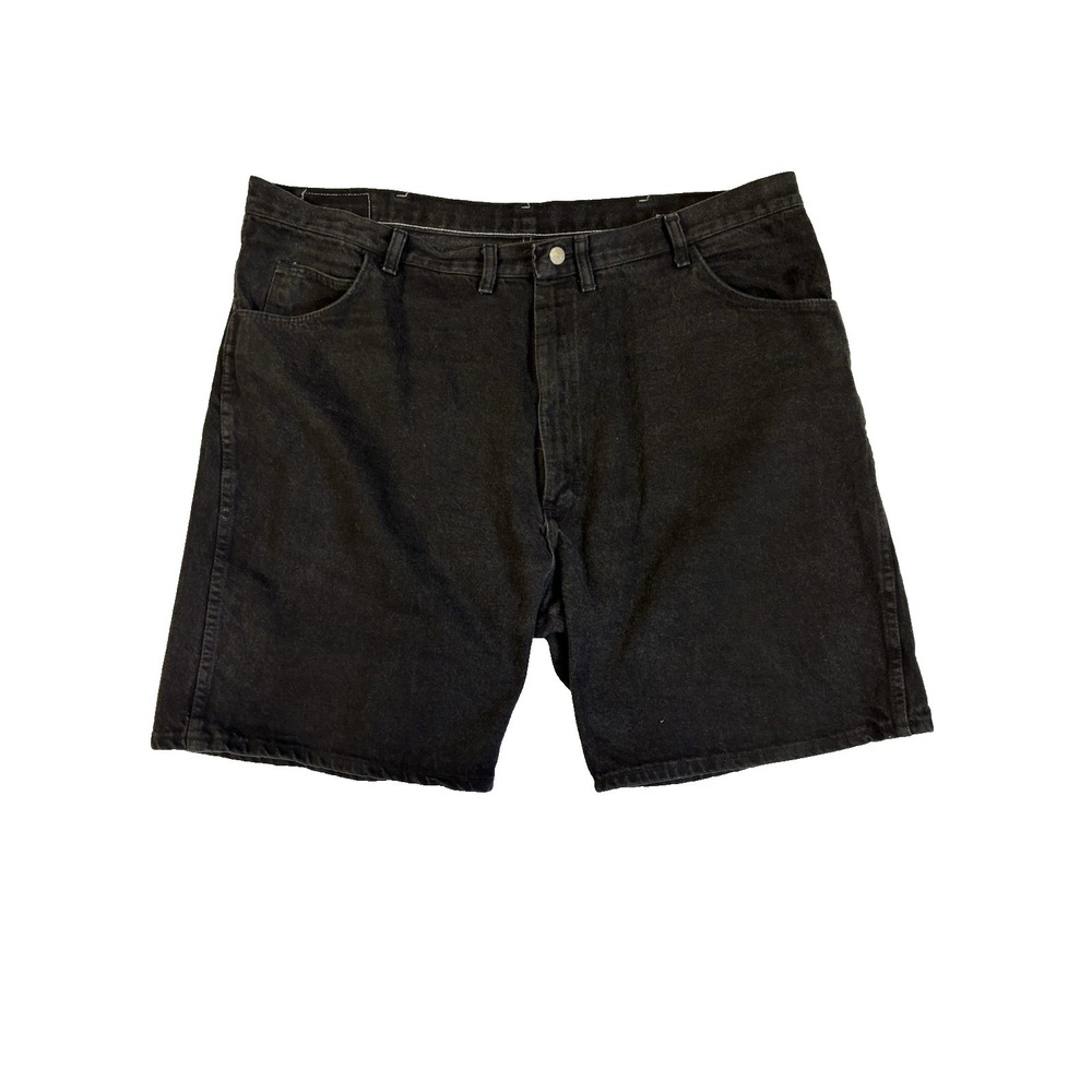 Wrangler Hero Originals Mens 44 Black Denim Shorts Cowboy Ranch Western Y2K 90's